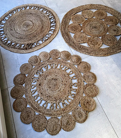 Tapis en Toile de Jute